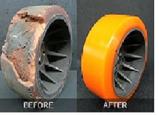 Восстанавливаем покрытие колес, валов,  роликов полиуретаном