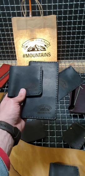 Комплект портмоне, кошелек и ключница подарок для мужчин с натур кожи
