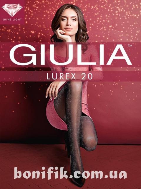 Тонкие женские колготки с блеском LUREX 20 DEN (model 1) TM Giulia