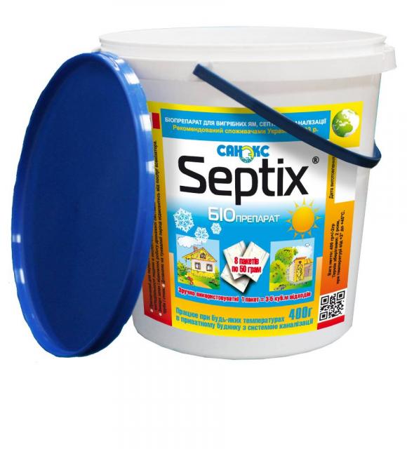 Біопрепарат Bio Septix для очищення вигрібних ям та септиків