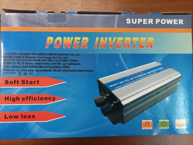 Инвертор Power Inverter 1000 W 12 v 220
