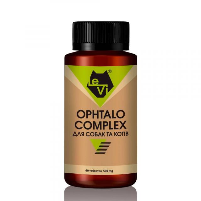 Офтало Комплекс для собак та котів LeVi 500 mg 60 таблеток