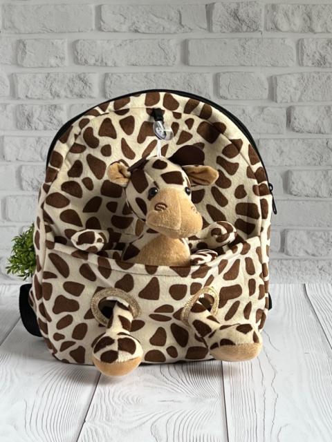 Рюкзак дитячий Жираф з іграшкою