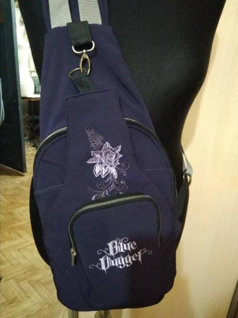 Новый стильный молодежный городской рюкзак Blue Dugger