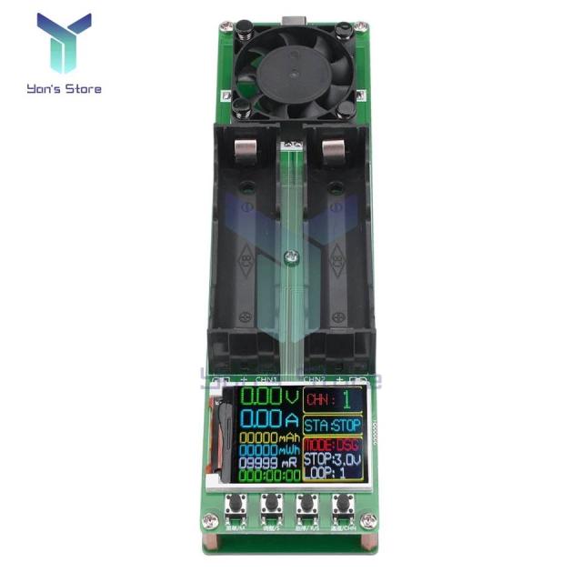 Тестер вимірювач ємності акумуляторів 18650 цифровий 2 канали