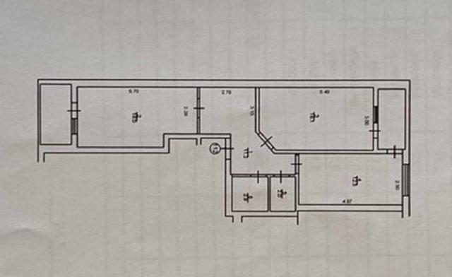 продаж 2-к квартира Київ, Дарницький, 49000 $