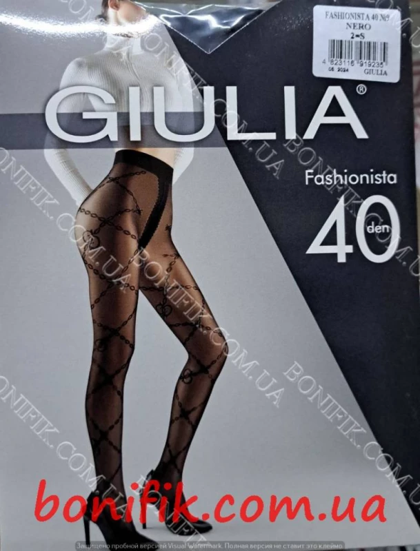 Женские колготки с рисунком FASHIONISTA 40 DEN (model 9)