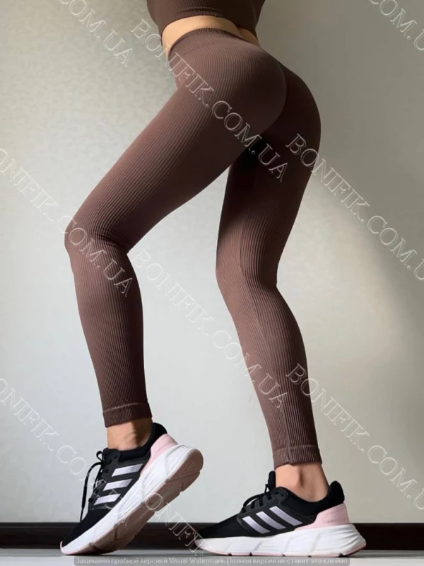 Женские леггинсы для занятий спортом LEGGINGS RIB, Кривий Ріг — 6/8