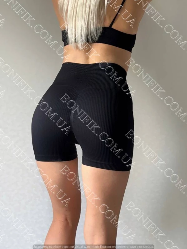 Женские бесшовные шорты с пуш-ап эффектом Shorts Rib Shape, Кривой Рог — 3/5