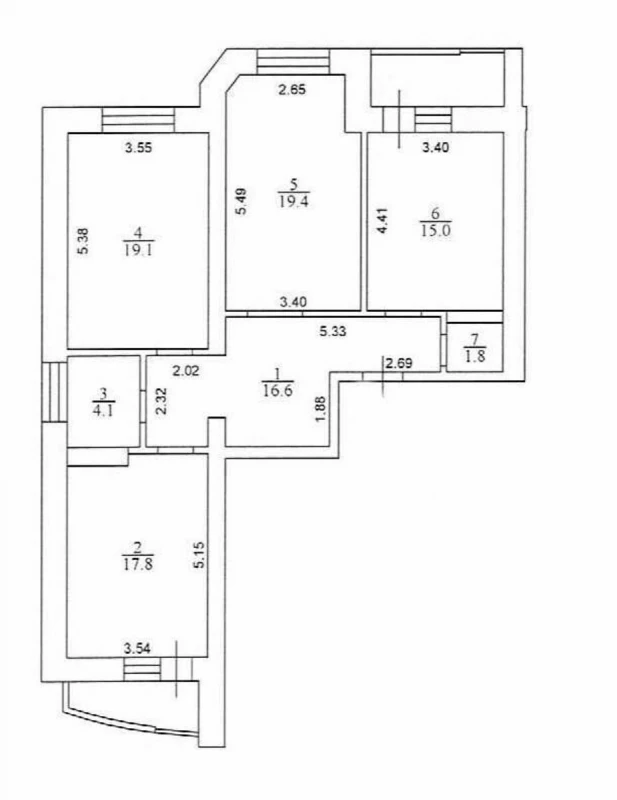 Квартира 3-кімн. продаж Ірпінь – 96 м², Ирпень — 9/11