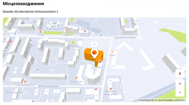 Квартира 2-кімн. продаж Вишневе – 65 м², Вишневе — 11/12