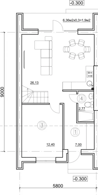 Будинок продаж Святопетрівське – 100 м², Святопетрівське — 6/15