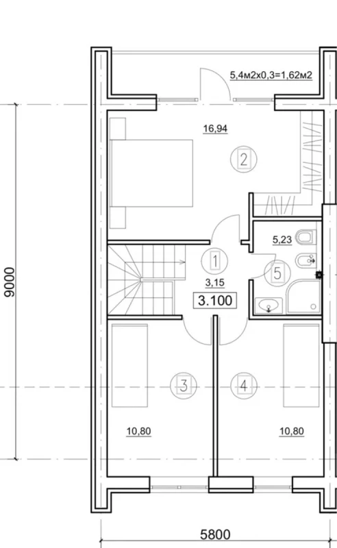 Будинок продаж Святопетрівське – 100 м², Святопетрівське — 7/15