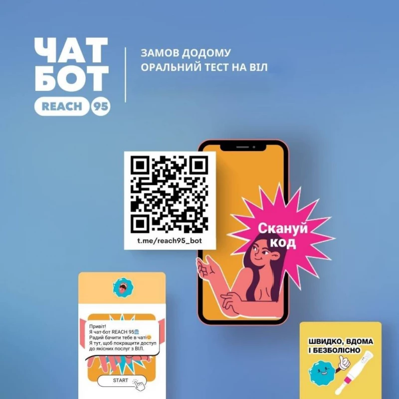 БЕЗКОШТОВНО замов набір для самотестування