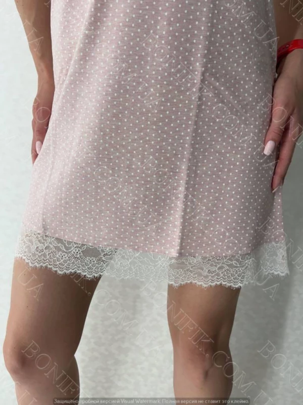 Женская ночная сорочка на тонкой бретели Peachy Pearl (арт. LDK 112/61/01), Кривий Ріг — 6/7