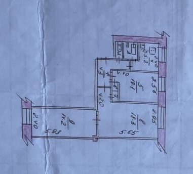 Квартира 3-кімн. продаж Запоріжжя, Олександрівський (Жовтневий) – 42.6 м², Запорожье — 12/12