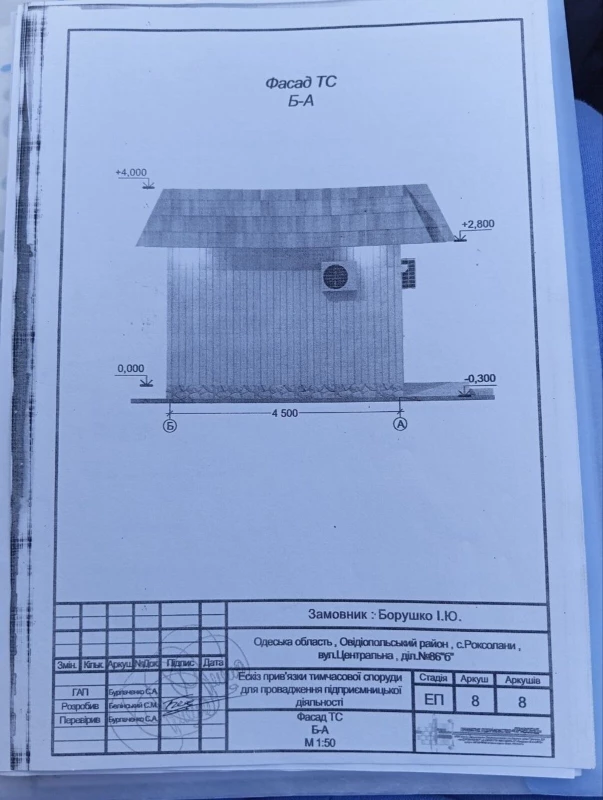 Комерційна нерухомість – 52 м², Роксоланы — 8/9
