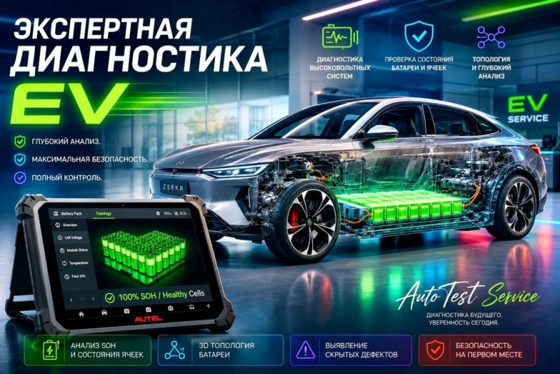 Діагностика електромобілів, гібридів та сучасних автомобілів