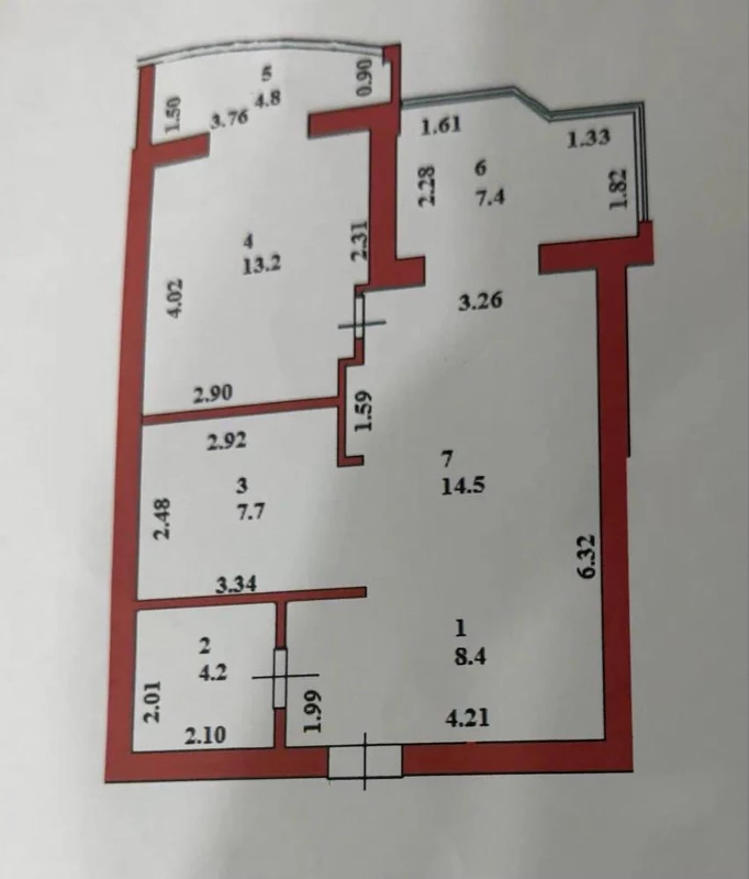 Квартира 2-кімн. продаж Львів, Франковский – 52 м², Львов — 14/14