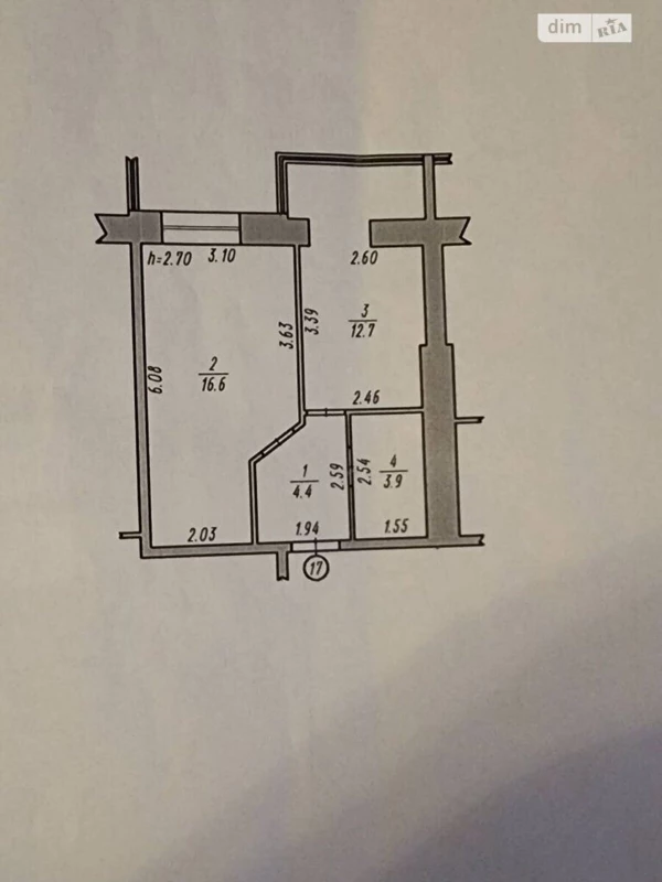 Квартира 1-кімн. продаж Хмельницький, Дубове – 38 м², Хмельницький — 2/5