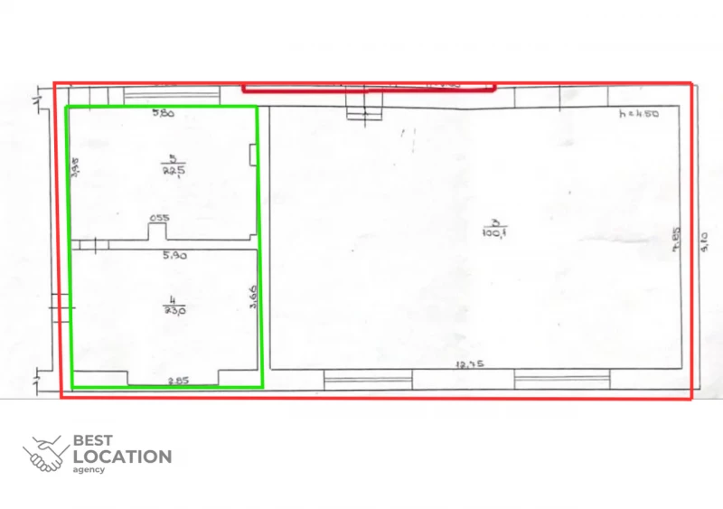 Комерційна нерухомість – 45.5 м², Сміла — 7/7