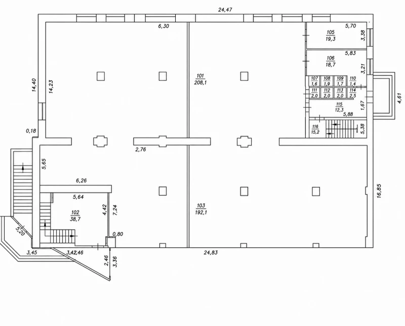 Комерційна нерухомість – 760 м², Сміла — 9/9