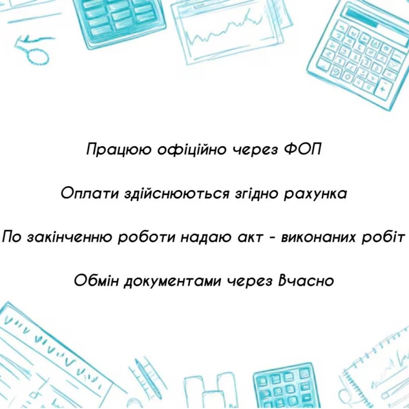 Послуги бухгалтера з первинної документації, Фастов — 3/4