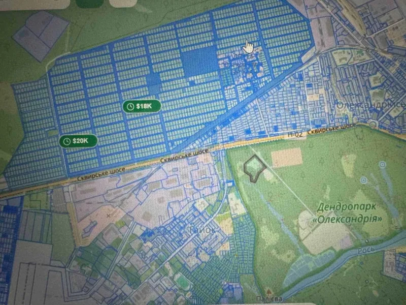 Земельна ділянка продаж Біла Церква