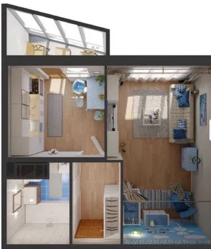 Квартира 1-кімн. продаж Київ, Дарницький – 37 м², Київ — 8/9