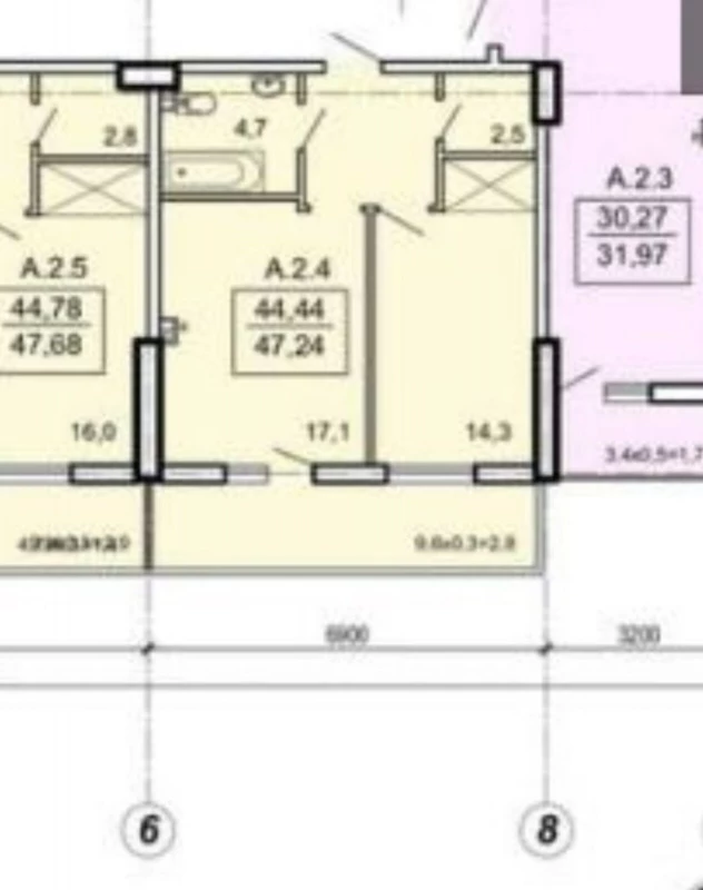 Квартира 1-кімн. продаж Одеса, Киевский – 47 м²
