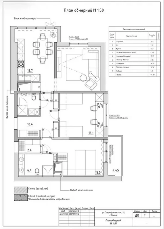 Квартира 3-кімн. продаж Одеса, Приморский – 91 м², Одеса — 6/10