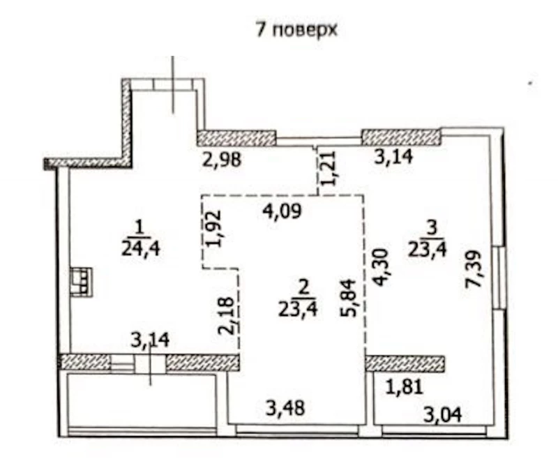 Квартира 2-кімн. продаж Одеса, Хаджибейский (Малиновский) – 46.8 м²