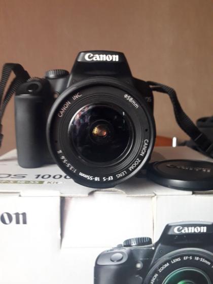 СРОЧНО цифровой фотоаппарат Canon EOD 1000D EF-S 18-55Kit