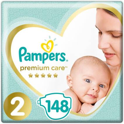подгузники Pampers Premium Care 2 148 шт памперс премиум кеа