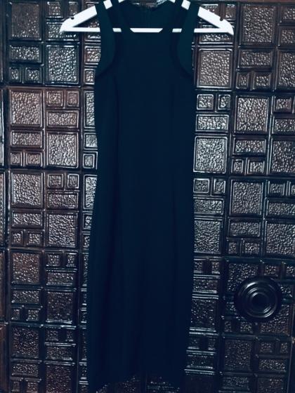 Черное облегающее платья ZARA