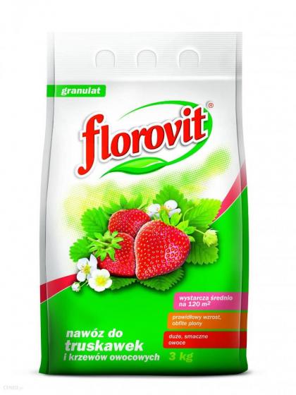 FLOROVIT Добриво для полуниці 3кг. ФЛОРОВІТ