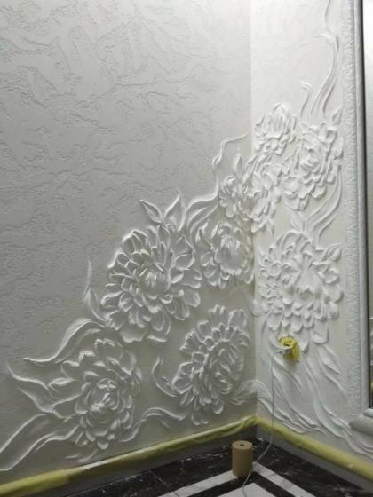роспись стен художник розпис стін барельеф львів барельєф ліпка