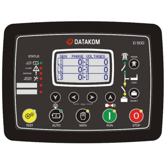 DATAKOM D-500-MK2 Багатофункціональний контролер генератора/двигуна/АВР