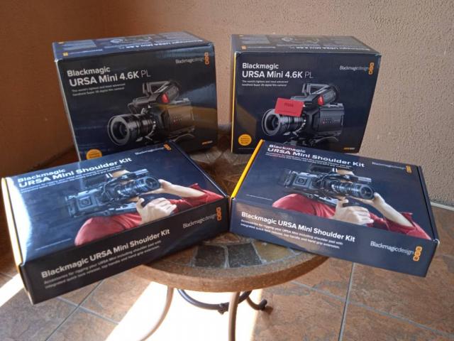 Продам 2 камеры Blackmagic URSA Mini 4.6K с байонетом PL