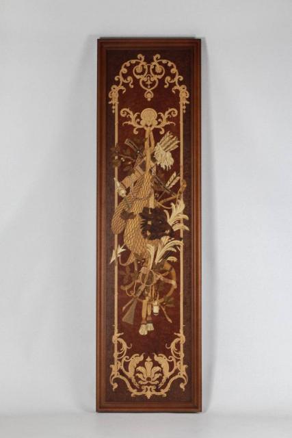 Настенный декор для дома – картина, декоративное пано ручной работы со шпона в технике «Интарсия»