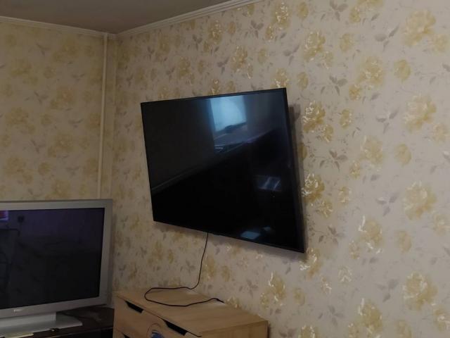 Установка кронштейна под телевизор любой сложности