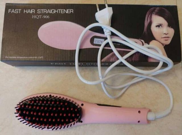 Электронная расческа-выпрямитель Fast Hair Streightener HQT-906
