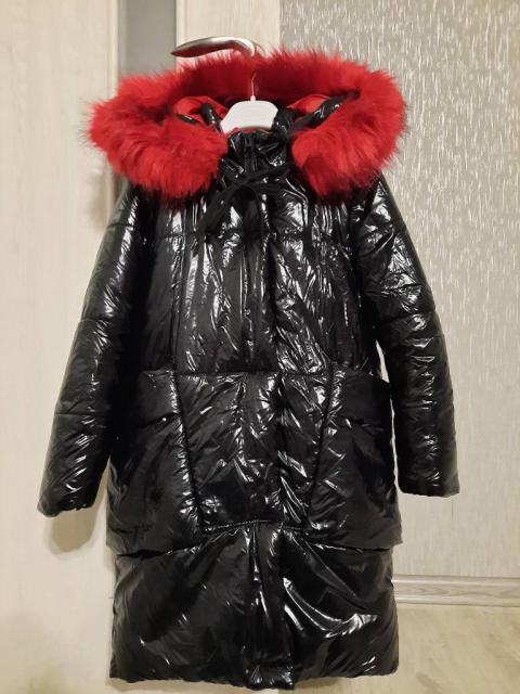 Теплая зимняя куртка,рост 128-134