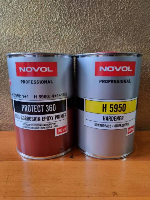 Novol Protect 360 - Епоксидний антикорозійний ґрунт 0.8+0.8