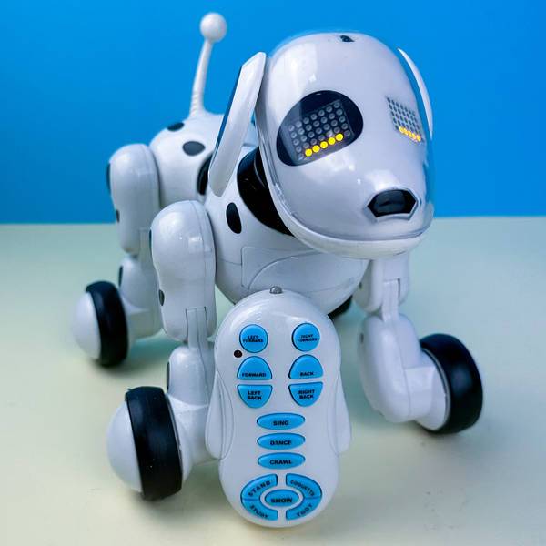 Інтерактивний собака-робот на радіокеруванні Робо Пес Limo Toy RC 0006, білий