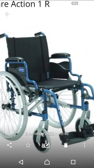 Продам новая инвалидная коляскп lnvacare Action 1 R