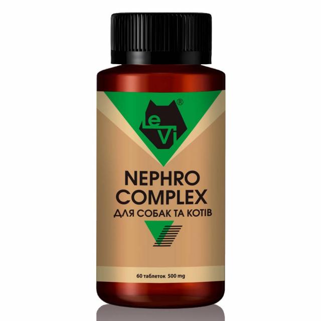 Нефро Комплекс для собак та котів LeVi 500 mg 60 таблеток