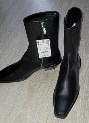 Продаю супер модные кожаные женские ботинки ZARA