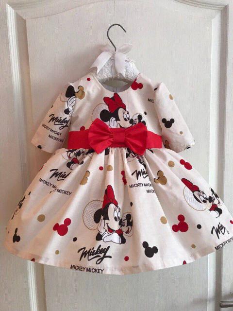 Платье с Микки Маусом для девочки 5 лет