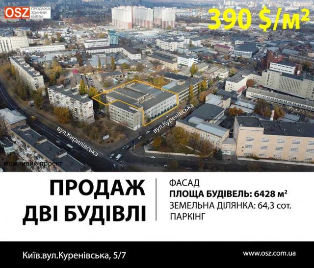 продаж виробничі приміщення Київ, Оболонський, 2500000 $